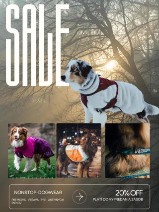 Non-stop dogwear – výbava pre psov, ktorí milujú pohyb! Ergonomické postroje, odolné vodítka a kvalitné doplnky pre každé...